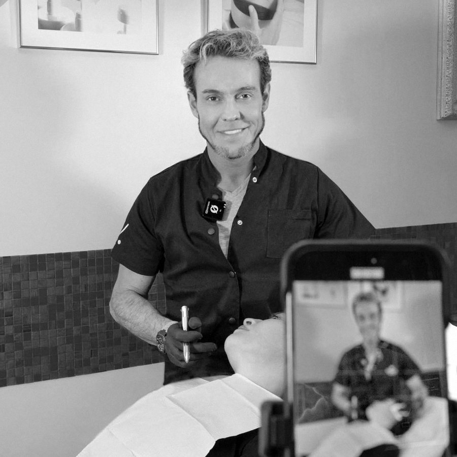 Dr Stéphane Auroy at the practice